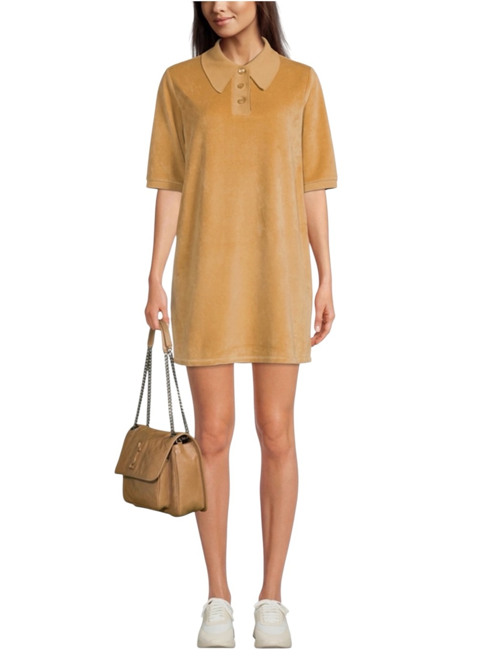 NWT LOULOU Studio Cani Terry Polo Dress Size M